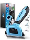 Bluepet® UnterwollGlück deShedding Katzenbürste & Hundebürste | Entfernung der Unterwolle | 66