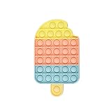Rpporm Tik Tok Fidget Toy Rainbow Sensory Push Pop Bubble Fidget Toys Squeeze Kinderspielzeug Geschenk Niedlich Kleine Antistress Fidget Spielzeug für Kinder und Erw