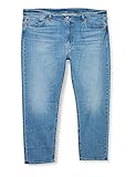 Levi's Big and Tall Mens 502 Taper B&T Jeans, Squeezy Freeze, 42W / 32L