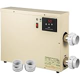 VEVOR Poolheizungsthermostat 11KW 50A Wärmepumpen Poolheizung 47,5x35,5 10cm Schwimmbadheizung 220-240 V Rohrdurchmesser 5,08 cm Ideal für Schwimmbäder Hydrotherapie-Pools Landschafts- und Badebeck