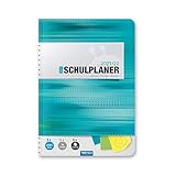 Schulplaner, türkis 2021/2022, Hausaufgabenheft für die Schule: Planer Schülerkalender Hausaufgabenheft T
