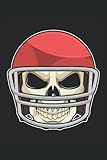 Football Notizbuch, 120 Seiten: Totenkopf - Geschenke - Football Notizbuch - Tagebuch für Frauen, Männer und Kinder - Punk