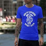 World of Football T-Shirt Sons of Karlsruhe Sportclub blau blau - XL