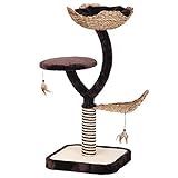 Croci C6020453 Kratzbaum Natural Magnolia, 45 x 45 x 99
