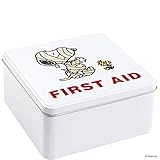 Butlers Peanuts Dose First Aid Kit Mumie 17,6x17,6x8,5 - Erste-Hilfe-Kasten - Hausapotheke, Erste-Hilfe-Box, Blechbox