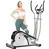 Profun Crosstrainer, Crosstrainer für zuhause mit 8 Magnetwiderstandsstufen Smooth Quiet Driven Elliptische Trainer Maschines 150kg