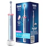 Oral-B PRO 3 3000 Sensitive Clean Elektrische Zahnbürste/Electric Toothbrush, mit 3 Putzmodi inkl. Sensitiv und visueller 360° Andruckkontrolle für Zahnpflege, Designed by Braun, b