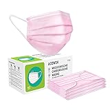Acewin 50 Stück Einwegmaske TYP IIR 3 lagig Masken CE Zertifiziert Mund Nasen Schutzmaske Staubmaske Atemmaske,BFE 98% R