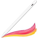 Mixoo Stylus Pen mit Palm Ablehnung, iPad Pen mit 1,0 mm feiner Spitze für iPad (2018-2020), iPad Pro (11'/ 12,9'), iPad 6./7. Generation, iPad Mini 5. Generation, iPad Air 3. Generation (Weiß)