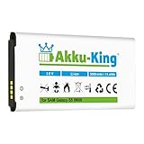 Akku-King Akku kompatibel mit Samsung EB-B900BE - Li-Ion 3000mAh (ohne NFC) - für Galaxy S5, S5 Neo, GT - i9600, i9602, i9605, SM-G901