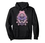Kawaii Pastel Goth Cute Creepy Witch Goth Girl Pullover H