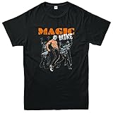 Michael Myers Magic Mike Halloween T-Shirt, Horror Micheal Jakson Spoof Gift Top Black XXL