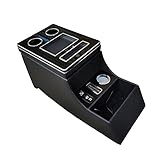 Auto Armlehne Box Zentrale Inhalt Aufbewahrungsbox Auto Styling USB Für Benz Viano Vito W639 W447 2004-2020 Handy Wireless Charging (Black)