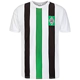 Kappa Herren Retro Borussia Mönchengladbach T-Shirt, 001 White, S