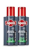 Alpecin Sensitiv-Shampoo S1 - 2 x 250 ml - Haarshampoo für Männer bei trockener, gereizter und juckender Kop