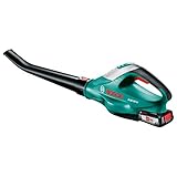 Bosch Akku Laubbläser ALB 18 LI (1 Akku, Max. Gebläsegeschwindigkeit 210 km/h, im Karton)