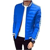WAQD Herren Leicht Daunenjacke Winter Plus Size Herbst Winter Warme Outdoor Freizeit Kurze Steppjacke Übergangsjacke Softshell-Mantel Baumwolljacke Winterjacke Menswear warm Winddichte Jack
