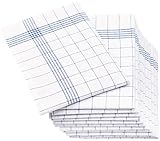ZOLLNER 12er Set Geschirrtücher Halbleinen, 50x70 cm, b