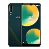 WIKO VIEW4 Smartphone, 5000 mAh Akku, 6,52 Zoll (16,5 cm), Dreifach-Kamera, 64GB + 3GB, Dual-SIM, Android 10, Cosmic G