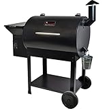 ACTIVA Grill Pelletsmoker XXL Grillwagen Smoker BBQ Barbeque Räuchern Smoken Räucherofen, Pellet-Smok