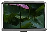 Yanteng Sammeln Black Lotus Zigarettenetui Box-Flower Zigarettenschachtel Metall Silber Für 14 Zig