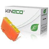 Kineco Tintenpatrone kompatibel mit HP 364 XL 364XL für HP Photosmart 5520 7520 DeskJet 3520 e-All-in-One - CB325EE - Yellow 18ml - mit Chip und Füllstandsanzeig