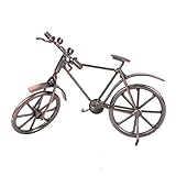 ADSE Vintage Metall Fahrrad Modell Fahrrad Ornamente Desktop Crafts Ironwork Fahrrad Figuren Fahrrad Miniatur Home D