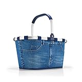 reisenthel carrybag jeans Einklaufskorb 48 x 29 x 28 cm, 22 L