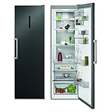 AEG RKB738E5MB Freistehender Kühlschrank / 1860 mm / Energieklasse E / 380 L / CustomFlex - flexibles Türablagesystem / Null-Grad-Schublade / Farbe: Black Stainless Steel, Seiten dunkleg