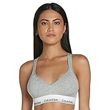 Calvin Klein Damen Bustier Bralette Lift BH, Grau (Grey Heather 020), M(89-94 cm)