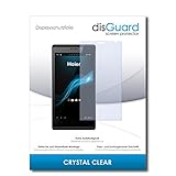 disGuard Displayschutzfolie für Haier Phone W858 [2 Stück] Crystal Clear, Kristall-klar, Unsichtbar, Extrem Kratzfest - Displayschutz, Schutzfolie, Glasfolie,