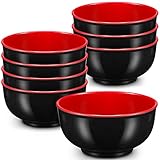 Ramen Schüssel Set, 1050 ml, Ramen Nudelschalen für Pho, Udon, Suppe und asiatische Küche (8 Stück)