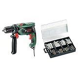 Bosch Schlagbohrmaschine EasyImpact 550 (550 Watt, im Koffer) & 173tlg. Befestigungs-S