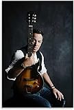 AOXULIU Kunstdrucke 30x45cm Ungerahmt Bruce Springsteen The Rising Character Rock Poster Home Design Bar Nordic Decor Badezimmer Wandk