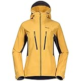 Bergans Damen Cecilie MTN Softshell Jacke, lt golden Yellow-Dark Grey