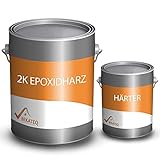 BEKATEQ BE-702 2K Epoxidharz RAL7001 Silbergrau, 5KG I Bodenbeschichtung & Betonfarbe für außen & innen I Bodenfarbe mit hoher Beständigkeit für Balkon, Garagenboden, Werkstatt- & Industrieb