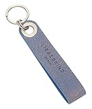 Liebeskind Berlin CHELSEA Snake Keyring Schlüsselanhänger, retro denim, Onesize (HxBxT 2.6cm x2.6cm x0.0cm)
