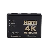 Weikeya Digital HDMI Schalter, Blu.-Strahl Spieler 8. x 5.7. x 1.7 cm Quelle Kabellos Fernbedienung Steuerung