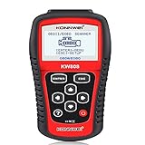 LCDXBYTFT KW808 Auto-Fehlerdiagnosegerät OBD2/EOBD Auto-Fehlerdiagnose-Detektor Auto-Fehlercodeleser System Test-Diagnosegerät geeignet für eine Vielzahl von 12V Automodelle S