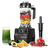 2000W Standmixer, Blender Smoothie Maker Hochleistungsmixer für Smoothie/Eis/Dessert/Suppe, 33.000 UpM, 2L Tritan Behälter ohne BPA, 4 Voreingestellte Programme, 8 Geschwindigkeiten, E