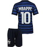 Frankreich Mbappe #10 2021 Heim Trikot und Shorts Kinder und Jugend Größe(176, 12-13 Jahre)