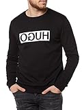 HUGO Herren Sweatshirt Dicago, Schwarz (Black 001), Larg