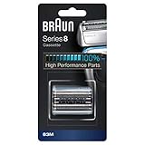 Braun Series 8 83M Elektrorasierer Ersatzscherteil – silber – kompatibel mit Series 8 R