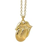 The Rolling Stones Gold Tongue Neck