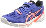 ASICS Damen Sky Elite FF 2 Volleyball Shoe, Lapis Lazuli Blue/Blazing Coral, 40.5 EU