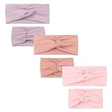 Baby Family 3PCS Kopfwickelstreifen feste Haarbänder und Haarbänder Band Mutter Baby Care (B, One Size)