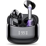 Tiksounds Kopfhörer Kabellos, Bluetooth Kopfhörer in Ear mit Mikrofon, 35 std Spielzeit, CVC 8.0 Lärmreduzierung, IPX7 Wasserdicht, HiFi Stereo Kopfhörer für Arbeit und S