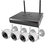 EZVIZ Wireless Überwachungs-Set X5S 8-Channel Netzwerkrecorder & 4 x C3W Pro Outdoor Kameras 1TB HDD erweiterbar WLAN & LAN 1080p FHD