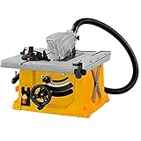 Tischkreissägen Multifunktionale Tischkreissäge Für Die Holzbearbeitung Boden Haushalt Staubfreie Elektrosäge Elektrische Schneidemaschine (Color : Yellow, Size : 50 * 43.5 * 27.3cm)