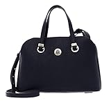 Tommy Hilfiger Damen TH CORE MED Satchel, Sky Captain, Larg